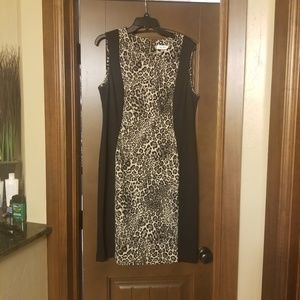 Calvin Klein leopard dress